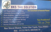 BKS TAX SOLUTION PATNA 9123279670