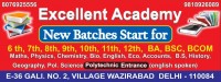 Excellent Academy Wazirabad Delhi 9818926089